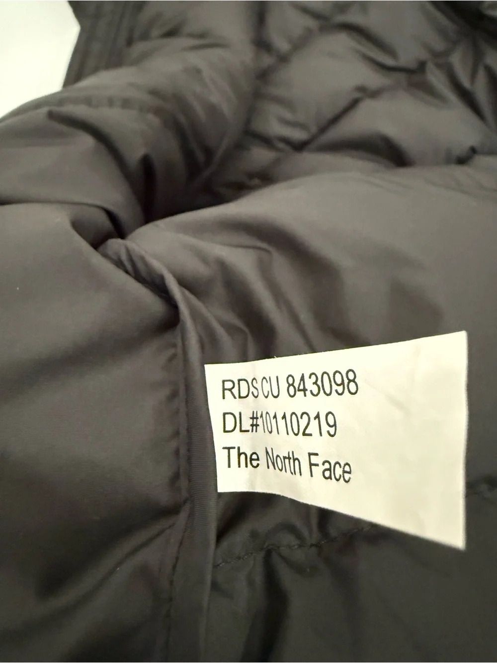 The North Face Black Quilted‎ Puffer Vest for Men